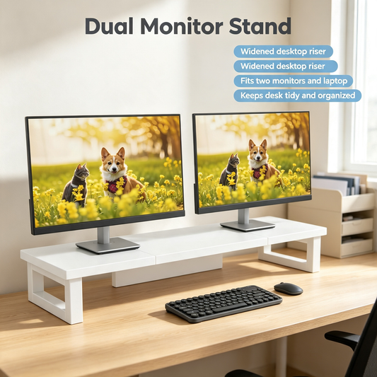 Dual Monitor Desktop Stand