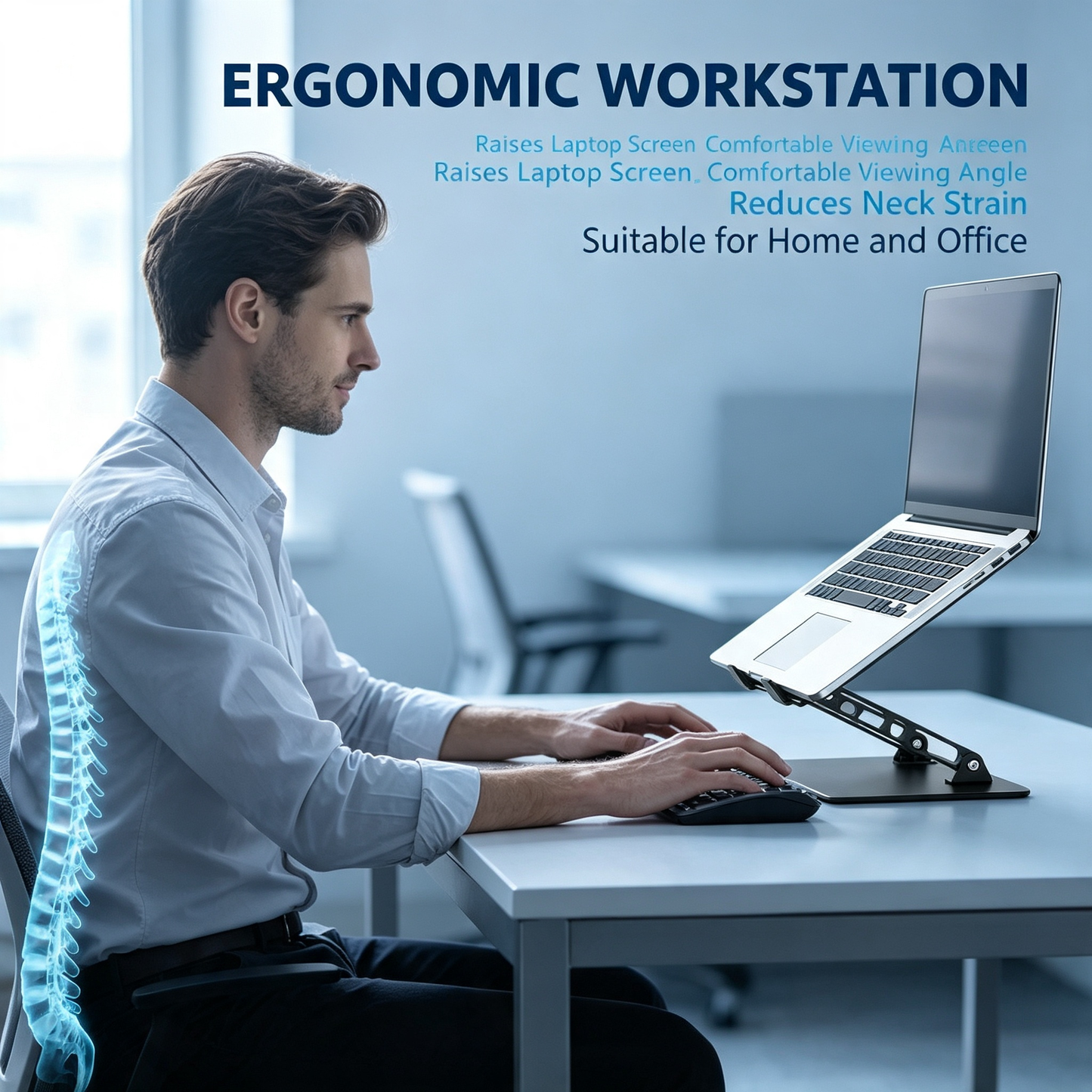 Adjustable Ergonomic Laptop Stand