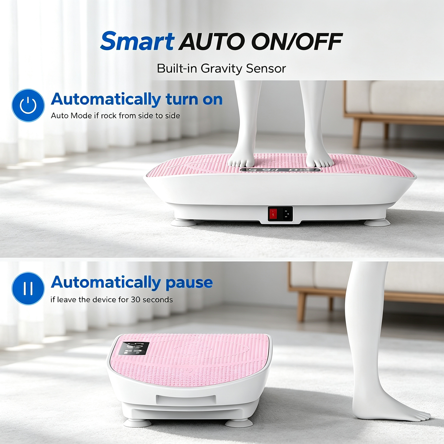 Calora™Whole-Body Vibration Plate – Support Weight-Loss Workouts & Leg Toning