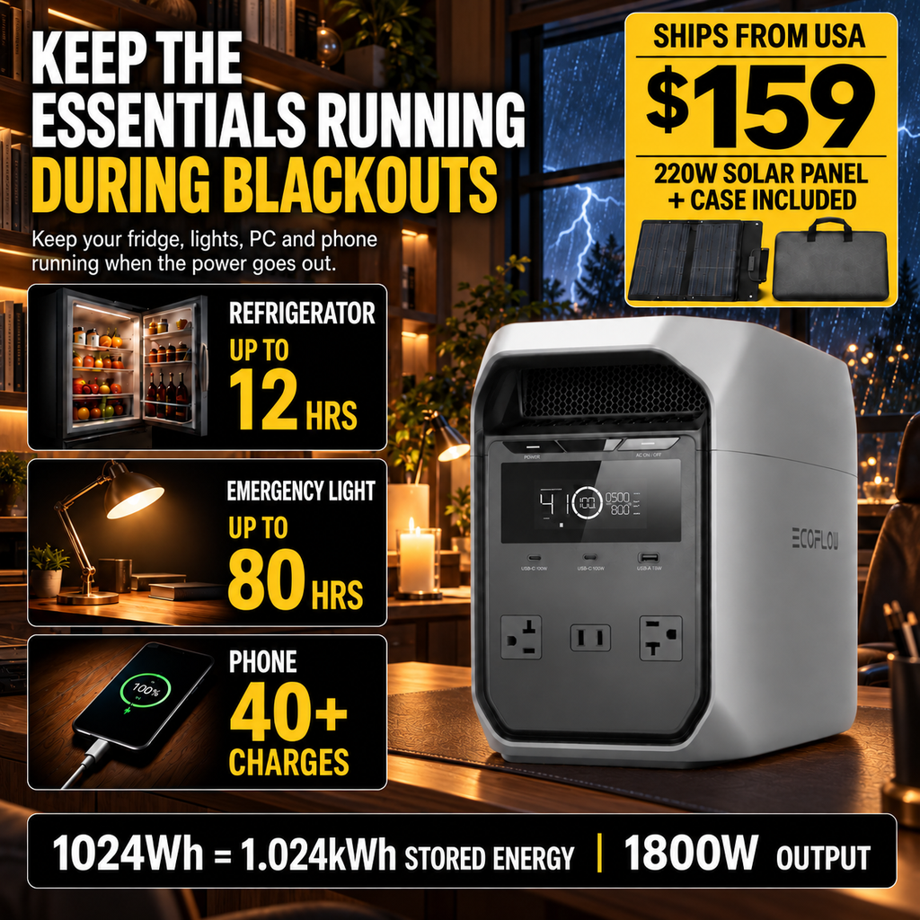 1024Wh Portable Power Station